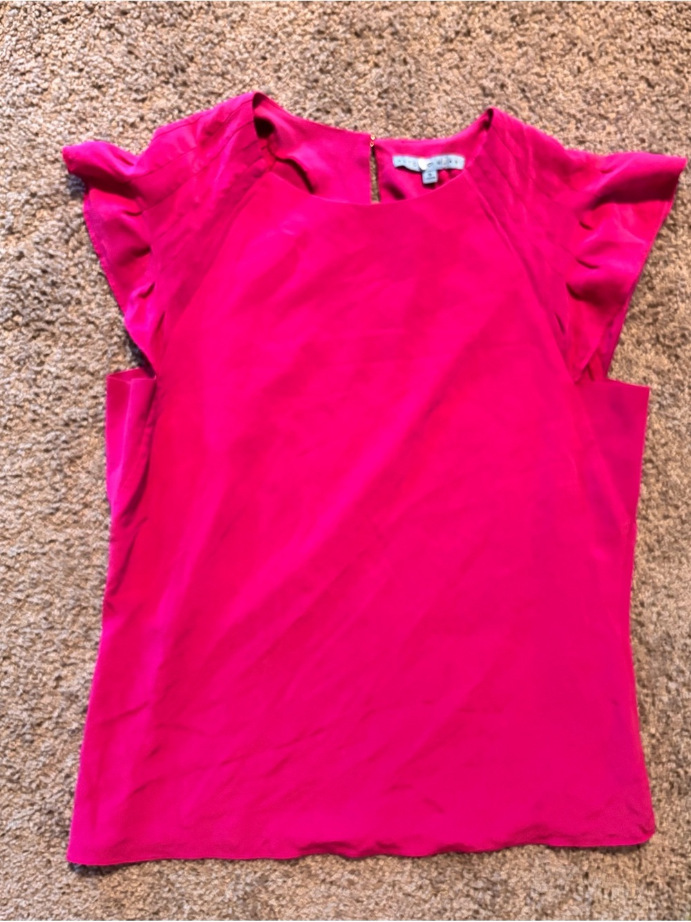 ANTONIO MELANI Hot Pink Blouse - small